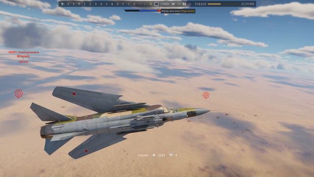 War Thunder Air RB - MiG-23ML 4 kills on Sinai смотреть онлайн