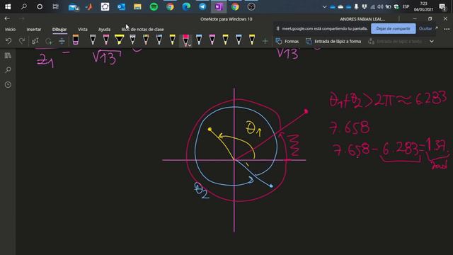 2. Complejos en forma polar y funciones de variable compleja. Matemáticas Especiales. Grupo A. смотреть онлайн