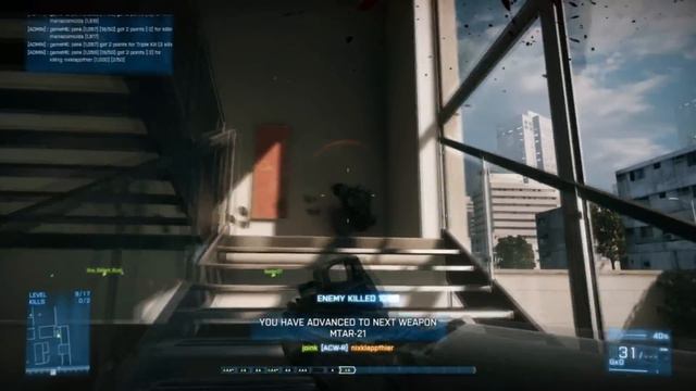 Let's play battlefield 3 GUNGAME! смотреть онлайн
