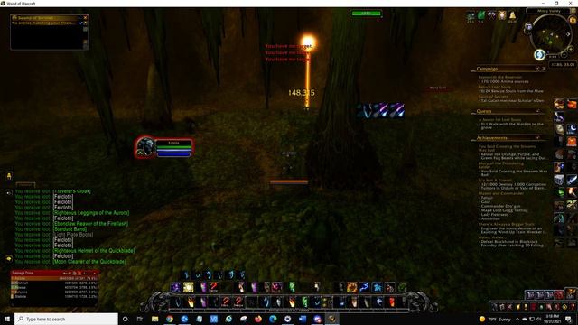 A better place to farm Felcloth than Dire Maul East. смотреть онлайн