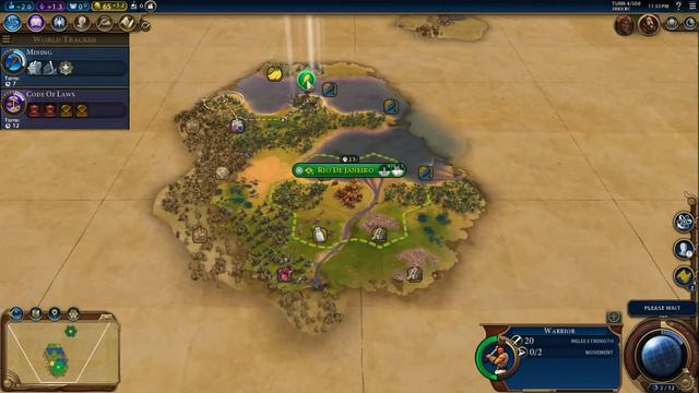 Playing Civ VI - Brazilian Empire! смотреть онлайн