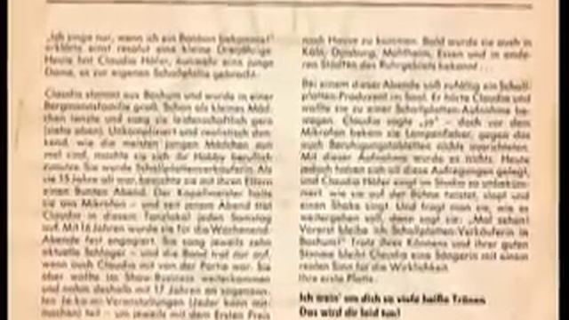 Claudia Höfer - Ich wein' um dich so viele heiße Tränen смотреть онлайн