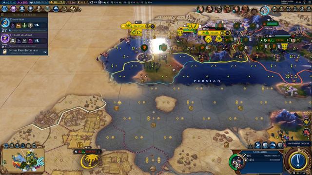 Civ 6: GS (Mods) - Ethiopia (Immortal) - Episode 29 "Free Arabian Real Estate" смотреть онлайн