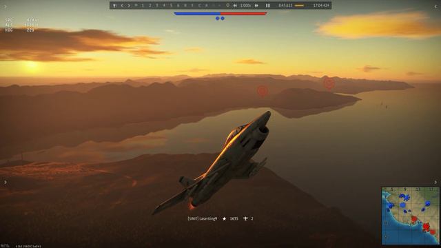 War Thunder - T-2 Hunting - G.91 R/4 Gameplay смотреть онлайн