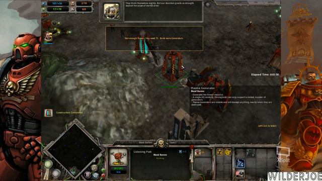 Dawn of War Soulstorm Speedrun HARD (Space Marines All Strongholds) Part 1 смотреть онлайн