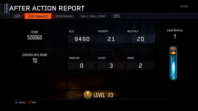Call of Duty: black ops 3 zombies round 70 prestige in one game смотреть онлайн