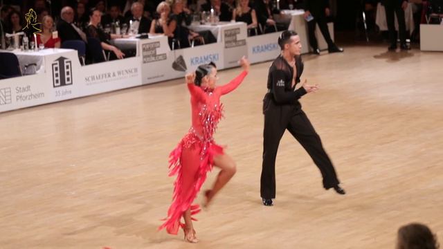 Andrea Silvestri - Varadi Martina, HUN | GoldstadtPokal 2019 - WDSF WO LAT - solo J смотреть онлайн