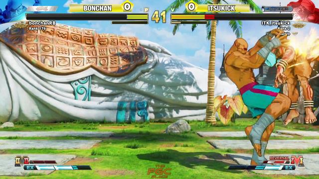 SFV CE 🔥 Bonchan (Sagat) Vs Itsukick (Dhalsim) 🔥 Ranked Set 🔥 Street Fighter 5