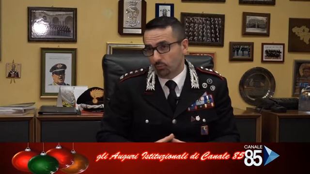 Gli Auguri Istituzionali di Canale 85, Ten Col Giuseppe De Magistris Comandante Provinciale CC Br смотреть онлайн
