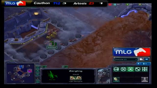 Starcraft 2 Cauthon vs Artosis MLG 5/5 смотреть онлайн