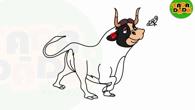 How to draw and paint FERDINAND ORIGINAL 2D DESIGN | STEP BY STEP | TADA-DADA Art Club смотреть онлайн