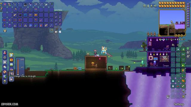 Terraria how to SPEED UP WALL BUILD | Terraria how to get Portable Cement Mixer смотреть онлайн