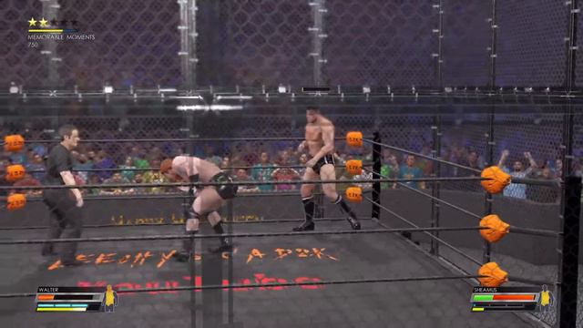 GUNTHER vs SHEAMUS, HELL IN A CELL, WWE2K22 смотреть онлайн