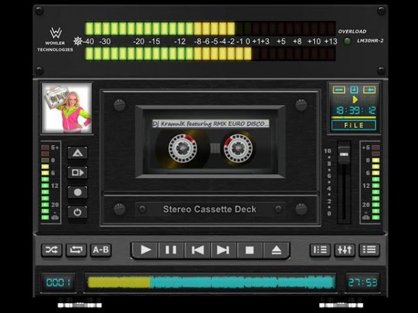 Dj KramniK featuring RMX EURO DISCO ® skin Antares v1.6 Aimp