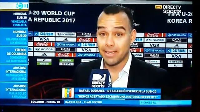 Rafael Dudamel, director técnico de la Vinotinto Sub 20 смотреть онлайн