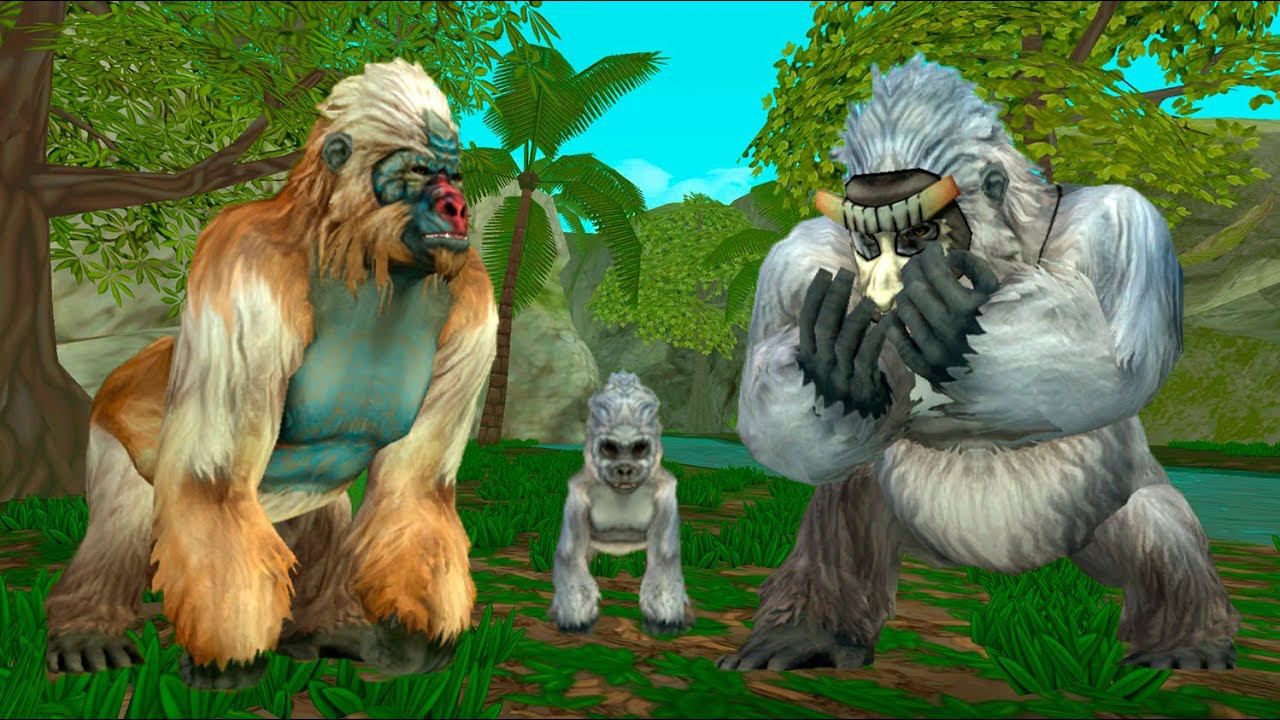 Играем за ГОРИЛЛУ, создание семьи  WildCraft