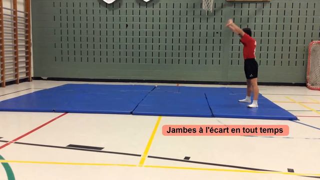 Roulade en écart complète - vue de côté смотреть онлайн