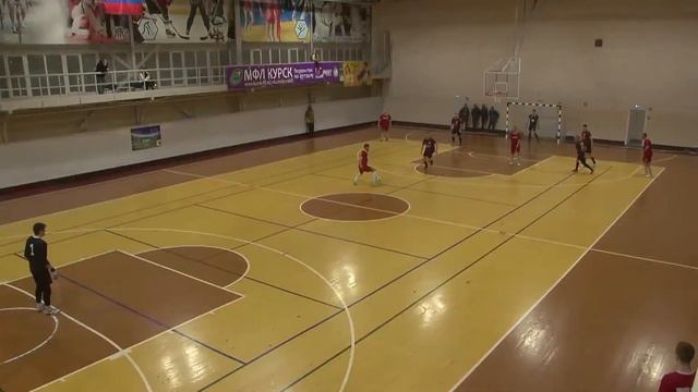 27.01. 19-00. СТРОЙБАЗА КУБОМЕТР - ФК КПРФ-46. Чемпионат МФЛ Курск по футзалу 2023/24. 9 тур смотреть онлайн
