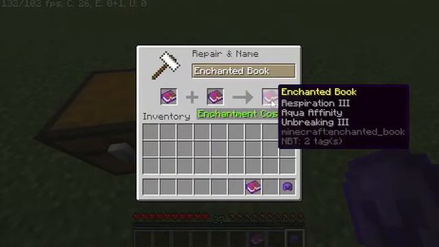 Minecraft Helmet Perfect (45 levels = 6 enchantments) смотреть онлайн