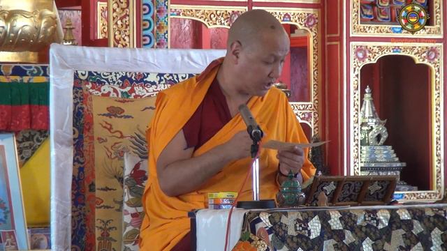 04 H.E. Sangye Nyenpa Rinpoche - The Bodhisattva's Garland of Jewel by Atisha. Session (Four) смотреть онлайн