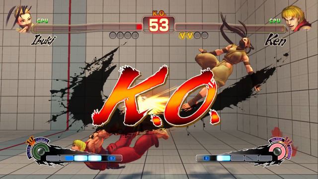 Ultra Street Fighter 4 - Ibuki Vs Ken [Hardest] смотреть онлайн