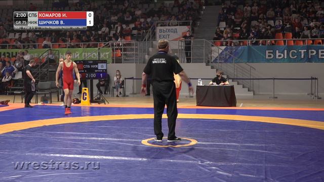 ПР-21. ГРБ. U15. 75кг. Финал 3-5. Илья Комаров - Владислав Шичков смотреть онлайн