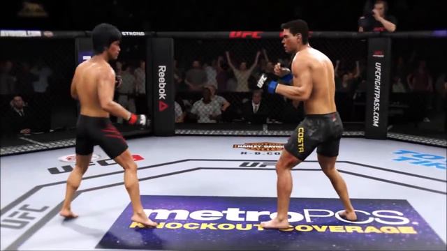 Bruce Lee vs. Paulo Costa (EA Sports UFC 3) - CPU vs. CPU смотреть онлайн