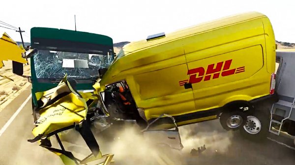 Реалистичные автомобильные аварии #2 - BeamNG Drive