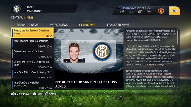 Official Davide Santon Signs For Inter Milan смотреть онлайн