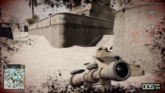 Снайпер - M24 / Battlefield: Bad Company 2 #multiplayer #battlefield #shooter смотреть онлайн