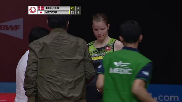 WD | JUHL (DEN)/PEDERSEN (DEN) [3] vs MATSUTOMO (JPN)/TAKAHASHI (JPN) [2] | BWF 2018 смотреть онлайн