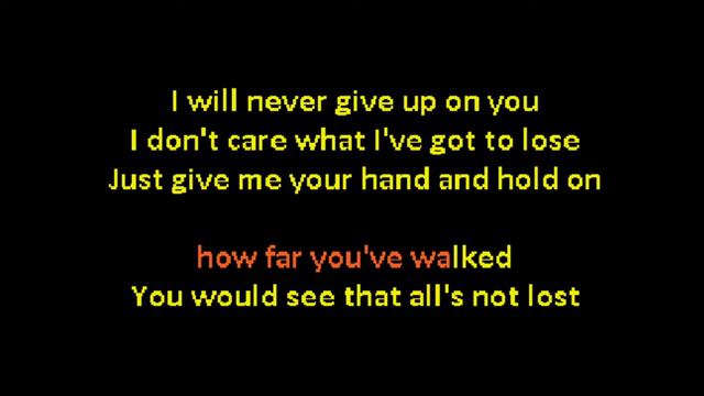 Lucie Jones - Never Give Up on You [Karaoke] смотреть онлайн