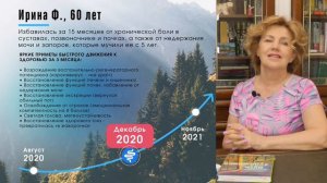 Излечение хронической боли в суставах, позвоночнике и почках, недержания мочи и запоров
