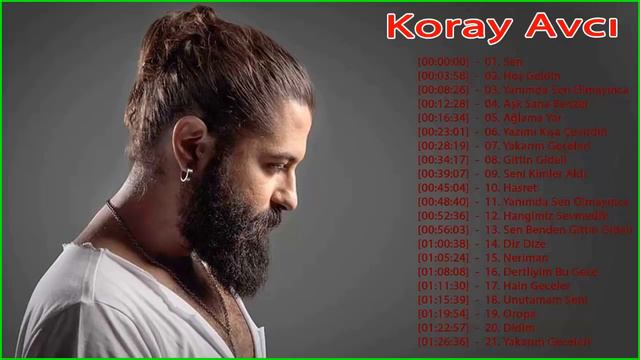 şarkıcı Koray Avcı 2021'in En Iyi Albümü - Koray Avcı Hist Album 2021