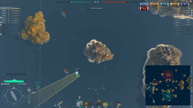 World Of Warships - USS Carrier Essex Super-Save : 7 kill, 276000 Damage смотреть онлайн