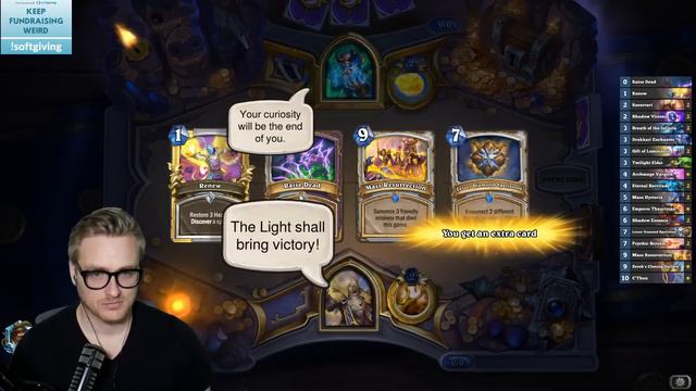 LISTEN CLOSELY! C'THUN Resurrect Priest is INSANE! | Scholomance Academy | Wild Hearthstone смотреть онлайн