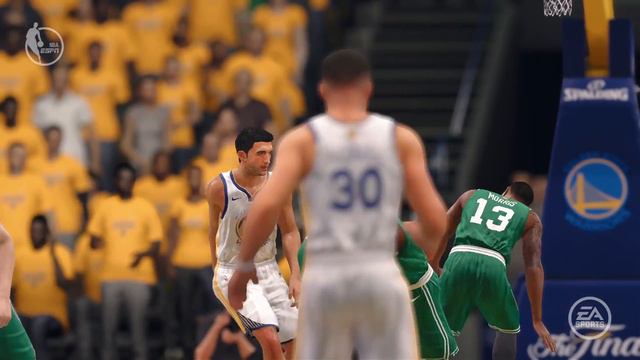 NBA LIVE 18 Patch 1.06 - Boston Celtics vs Golden State Warriors - 4th Qrt - HD смотреть онлайн