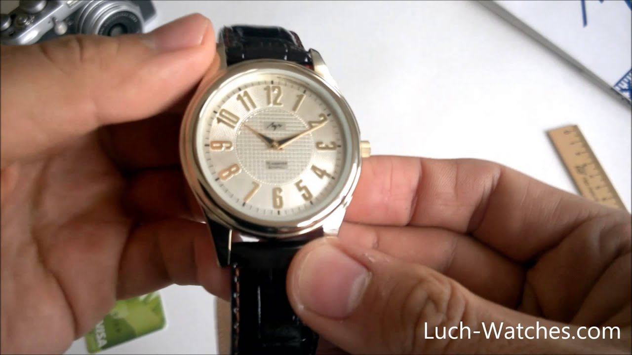 Обзор мужских часов Луч 378777399 смотреть онлайн