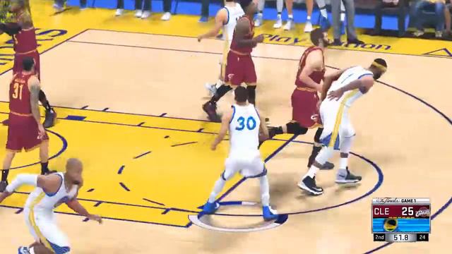 NBA 2K17 NBA Finals GSW vs CLE PC Gameplay смотреть онлайн