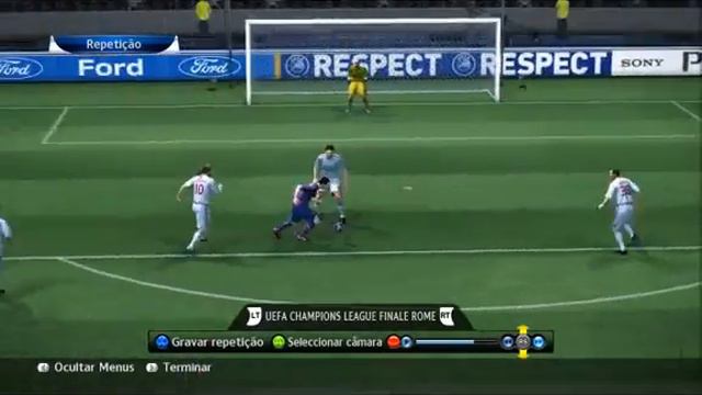 PES 2010 - Golaço de Iniesta | BARÇA x LIVERPOOL | смотреть онлайн