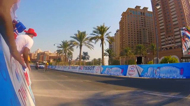 Doha 2016 UCI World Championships Mens Elite ITT - Spectator Experience - from the finishline смотреть онлайн
