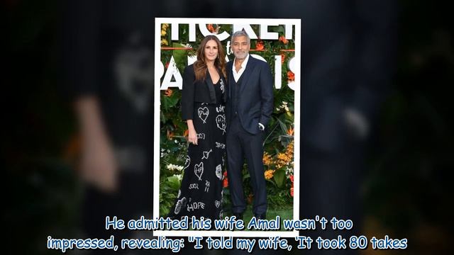 Julia Roberts and George Clooney share cute glances after kiss error смотреть онлайн