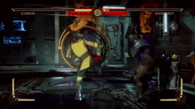 MK ULTİMATE / PS4 Скорпион против Нуб САЙБОТ Мортал Комбат/Scorpion vs NOOB SAİBOT Mortal Kombat 21 смотреть онлайн