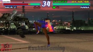 [TAS] Anna With Kunimitsu's Moves Gameplay - Tekken 2 (Arcade Version) (Requested)