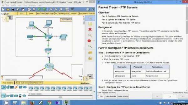 10.2.3.3 Packet Tracer - FTP