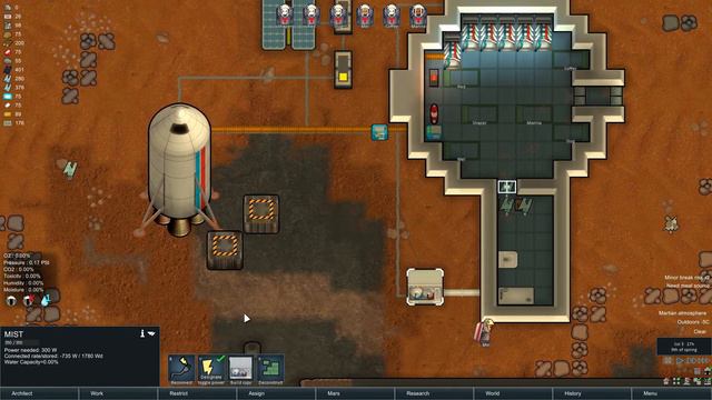 Rimworld Mars X #5 | Our Mission .... Fixing Water And Power Problems смотреть онлайн