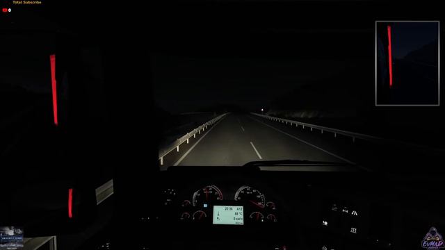 Euro truck simulator 2 No GPS Challenge with my blood brother @bulkactv смотреть онлайн