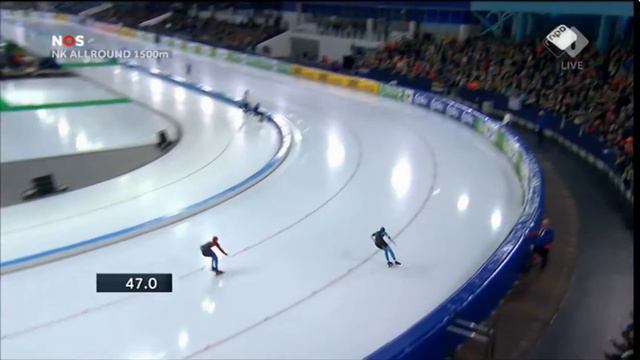 Willemijn 1500m NK Allround 2017 смотреть онлайн