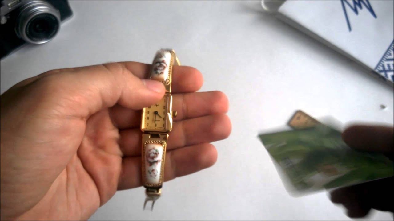 Обзор женских часов Луч 81368881 с финифтью смотреть онлайн