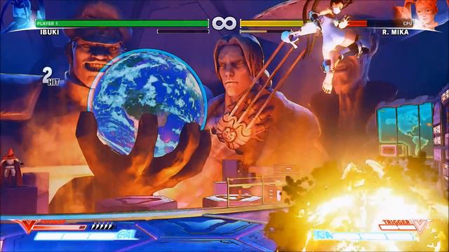 Street Fighter V - An Ibuki Style Combo Video смотреть онлайн